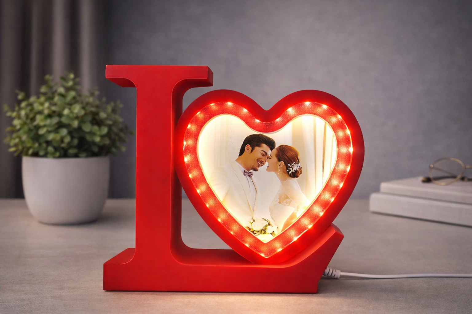 Personalized LED Love Photo Frame Lamp