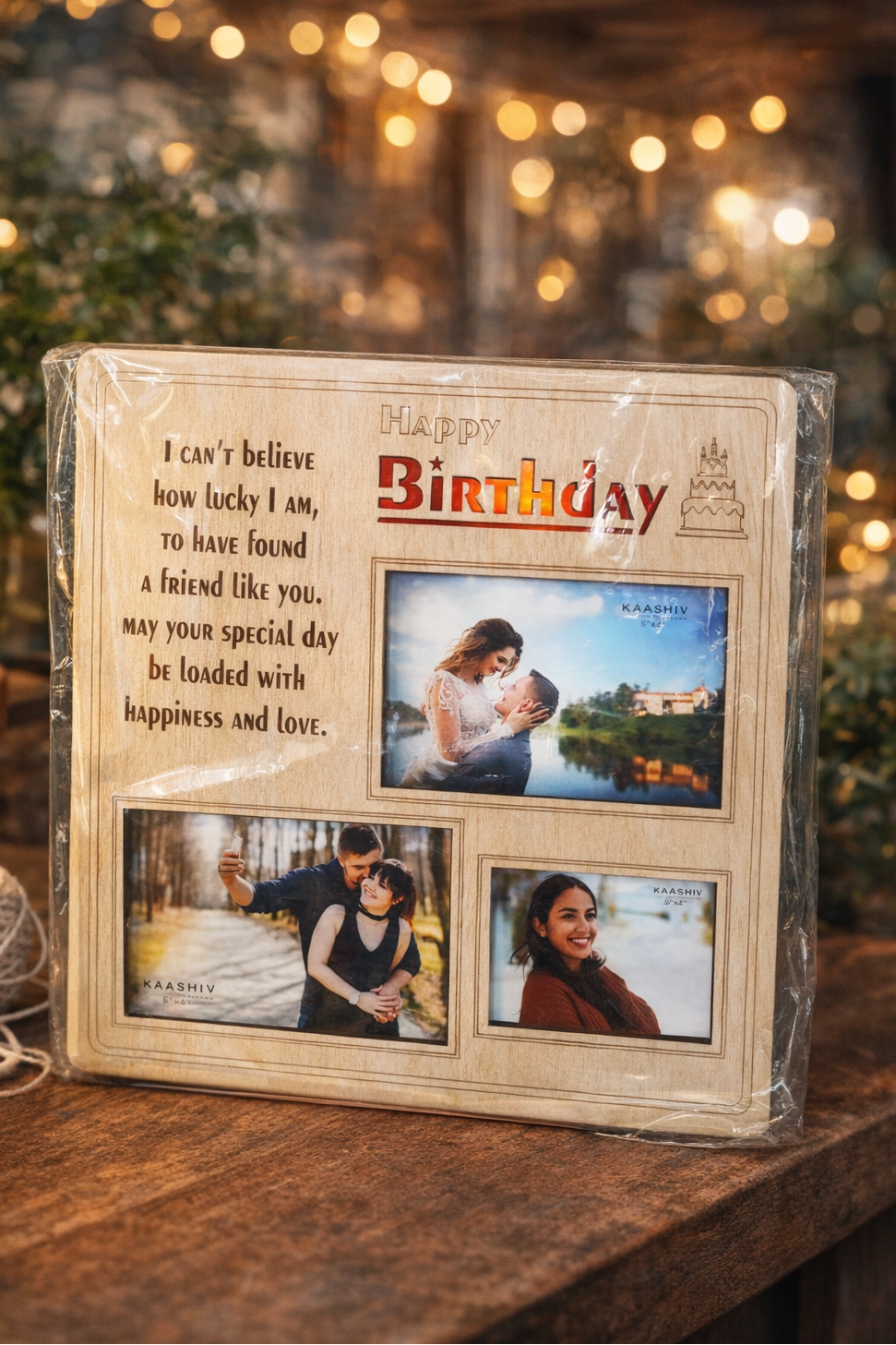 Birthday Wooden Frame